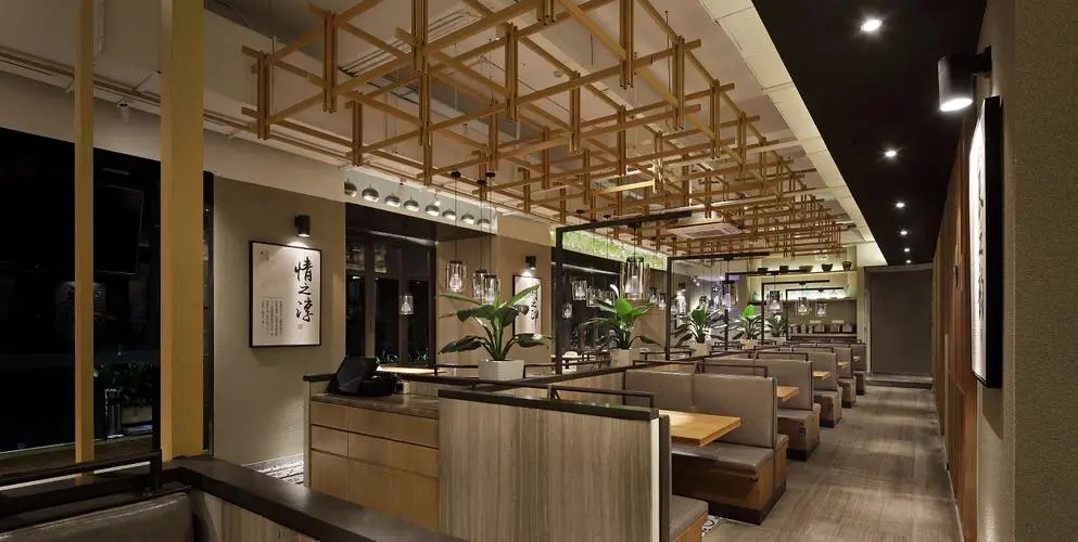 新中式禪意餐廳設(shè)計：靜謐東方，詩意饗宴